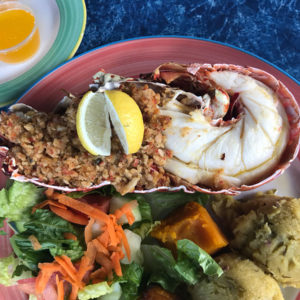 Caribbean Lobster with Crabmeat Stuffing