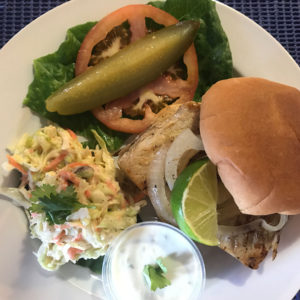 Grilled Mahi Mahi Sandwich